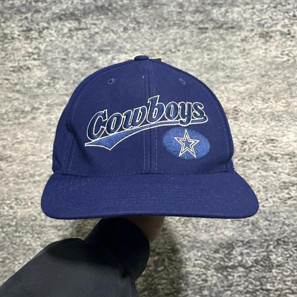 NEW Vintage Dallas Cowboys Snapback Hat NFL Game Day Blue‎ 90s Adjustable Cap